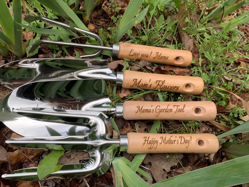 Personalized Gardening Tools 4pc Customized Garden Set Etsy