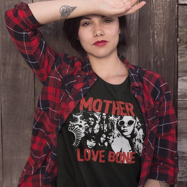 Mother Love Bone Unisex T Shirt, Seattle Glam Rock, Grunge, Soundgarden, Nirvana T Shirt, Mudhoney, 80s, 90s Seattle Rock T Shirt