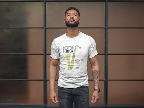 Dexter Gordon T-shirt: Daddy Plays the Horn, Vintage Jazz Tee - Etsy