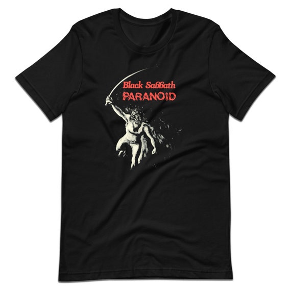 Rare Black Sabbath Paranoid Unisex Short Sleeve T shirt Black Sabbath Paranoid Vintage Style Rare T shirt Vintage 70s Shirt Etsy Ireland