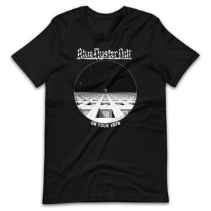 Blue Oyster Cult Unisex T Shirt, BOC, Vintage Style T Shirt, On Tour 1978, Retro Design, Soft White Underbelly