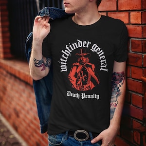 Witchfinder General Unisex T Shirt, NWOBHM, Doom Metal, Vintage Style Metal T Shirt
