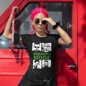 Depeche Mode Vintage Style Rare T Shirt, Retro Design, 80s T Shirt