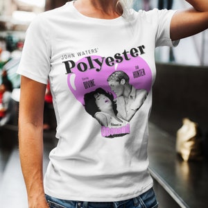 John Waters POLYESTER Movie Divine Cult Classic T-shirt Drag Queen Diva Vintage Design Retro