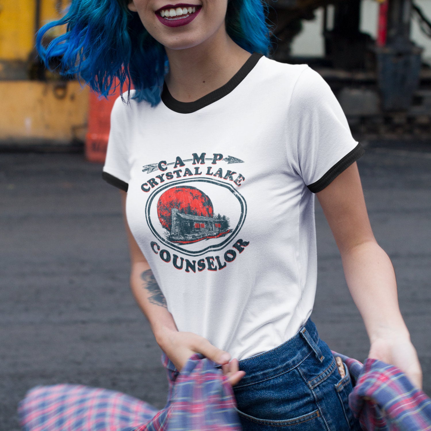 Camp Crystal Lake Counselor Ringer T 