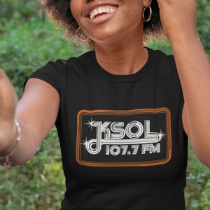 KSOL 107.7 FM Radio T-Shirt: Vintage Bay Area 80s Style