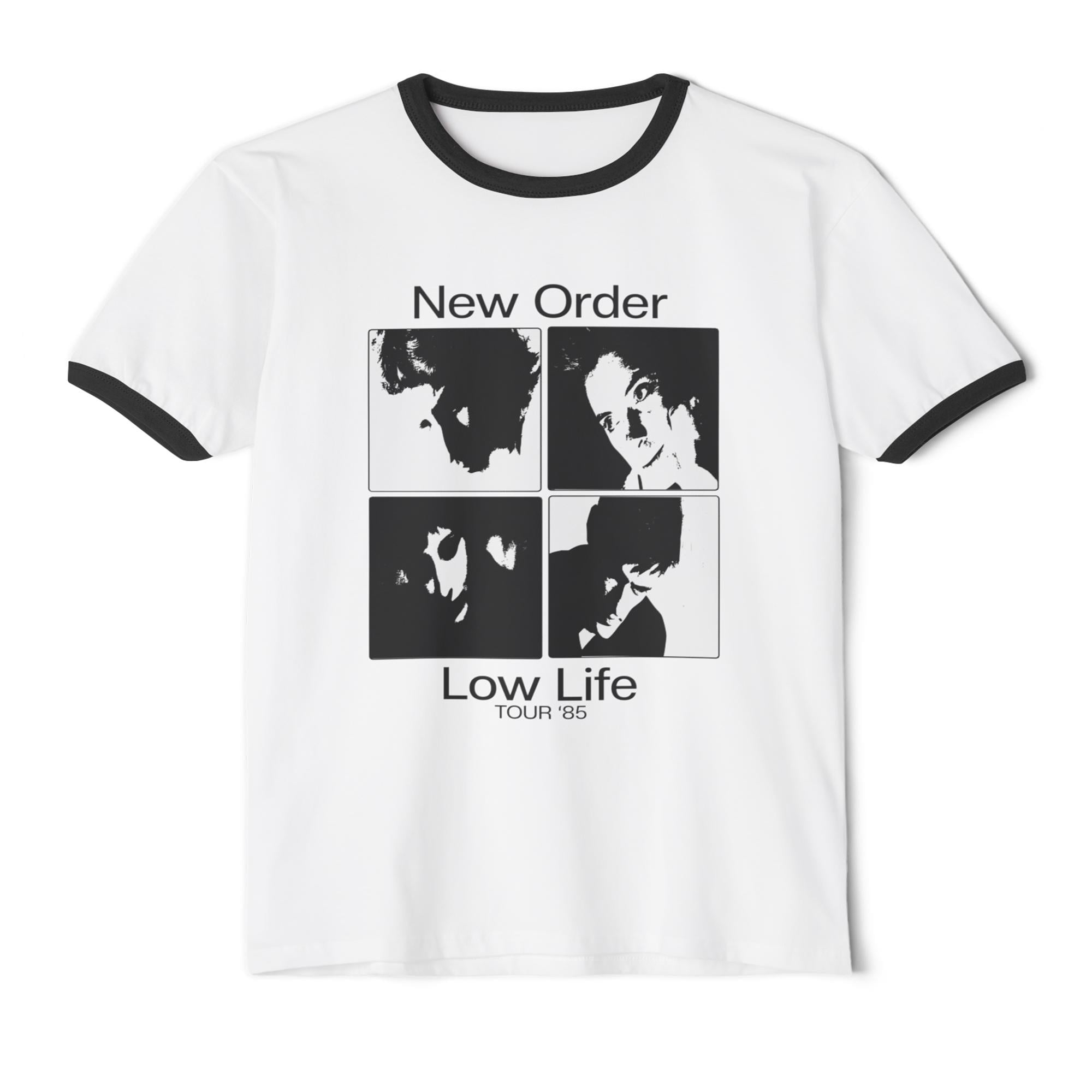 ニュー・オーダー ローライフ・ツアー85 リンガーTシャツ 