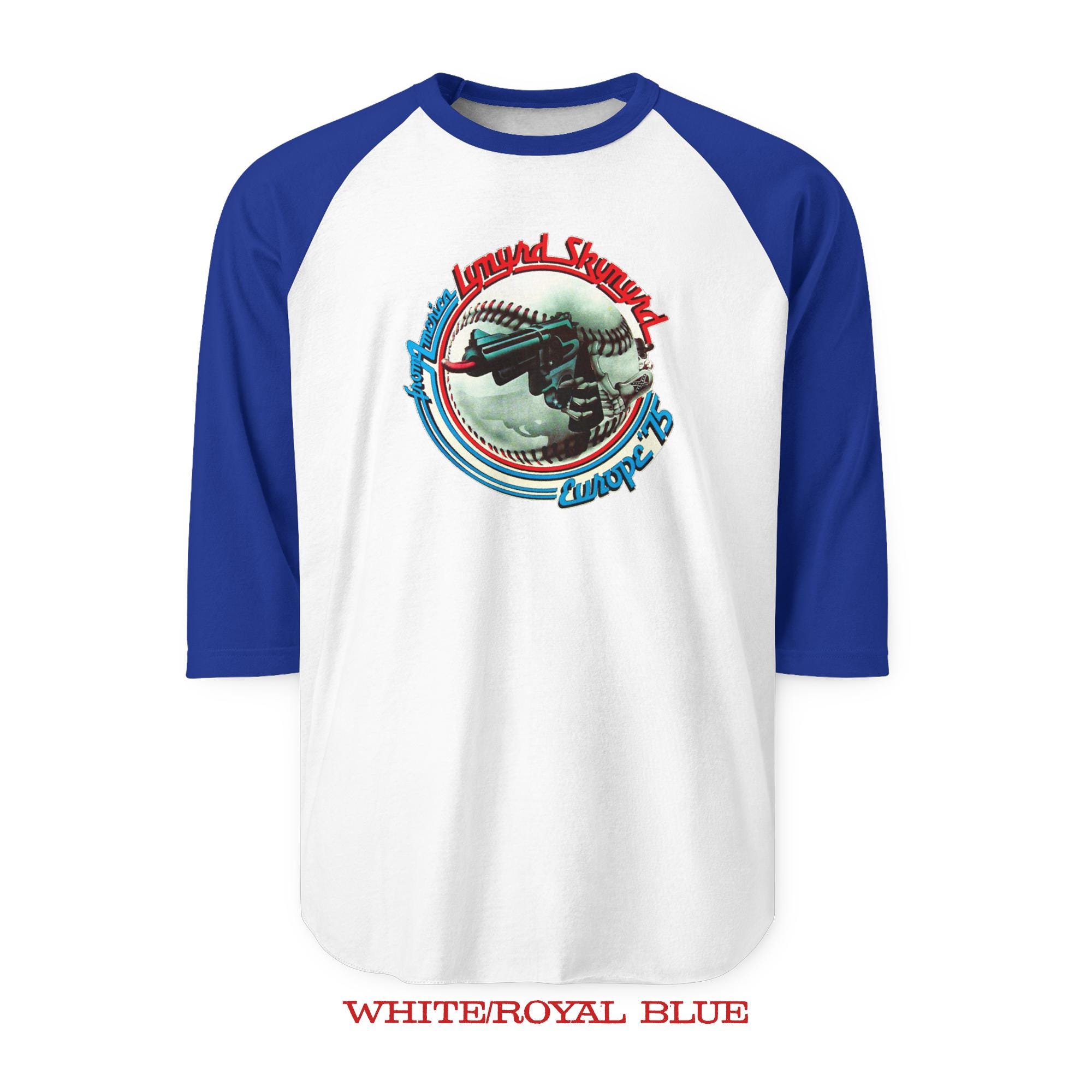 Lynyrd Skynyrd Europe Tour 75, Raglan Baseball Tee - Etsy New Zealand
