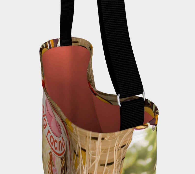 Pig Racing Rural Fall Fair Neoprene tote