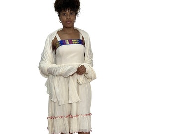 Women dress, women short dress, cotton dress, Ethiopian dresses, sleeveless dress, Eritrean dress, Made in USA dresses, African dresses