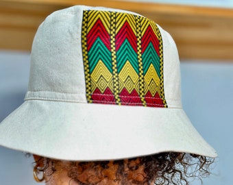 Bucket hat, hat, summer hat, trendy hat, women's hat, men's hat, Unisex Hat, Gift for him, Gift for her,Rasta hats, Ethiopian hats