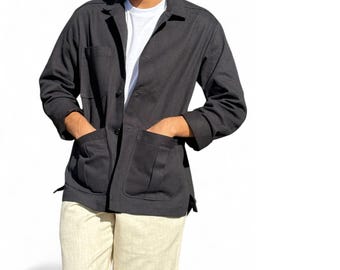 Unisex Chore Jacket: Relaxed Fit, Casual Jacket