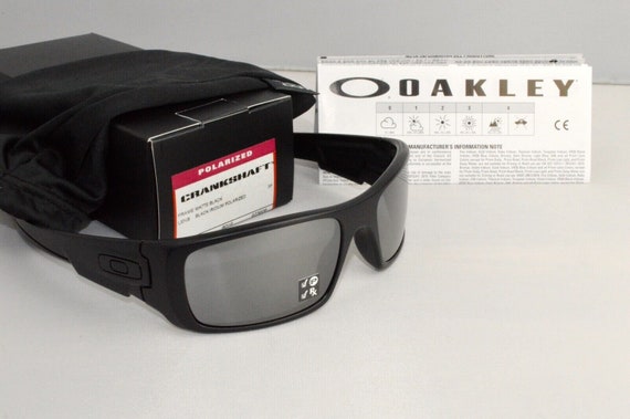 NEW Oakley Crankshaft OO9239-06 Matte Black Frame W Black Iridium