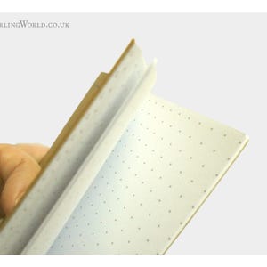 Carnet de notes Dot Grid A5 Kraft - Carnet de notes vierge à couverture unie avec pages en papier recyclé