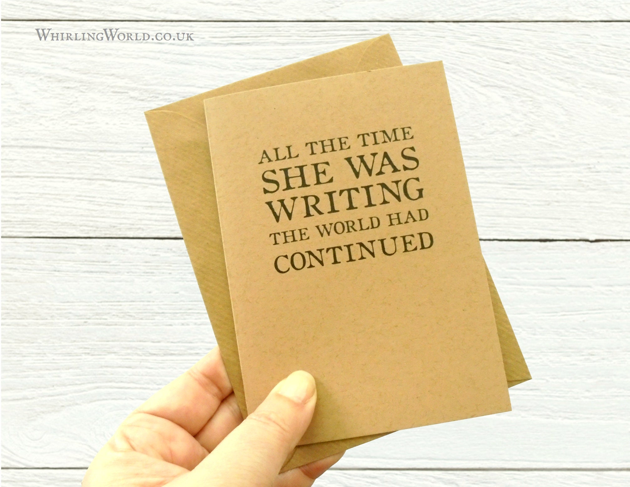 Quotation Note Card Example Writing Quote Stationery Set, Typography Quote Note Cards in Storage ...