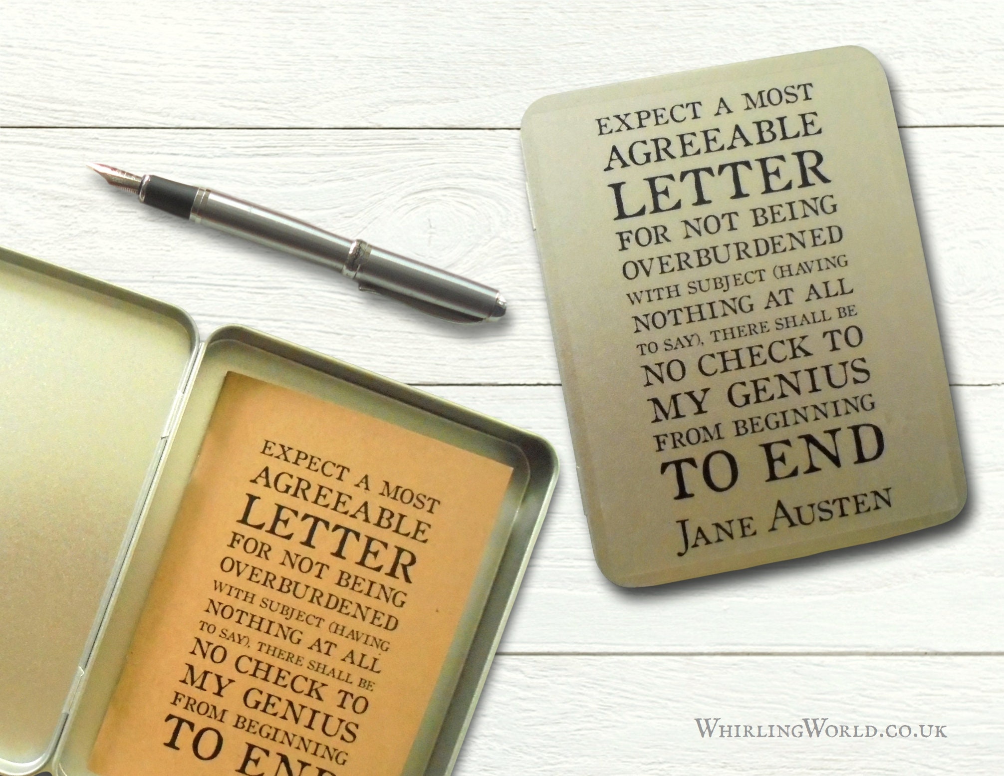 Jane Austen Stationery Set Literary Letter Writer Gift Etsy UK