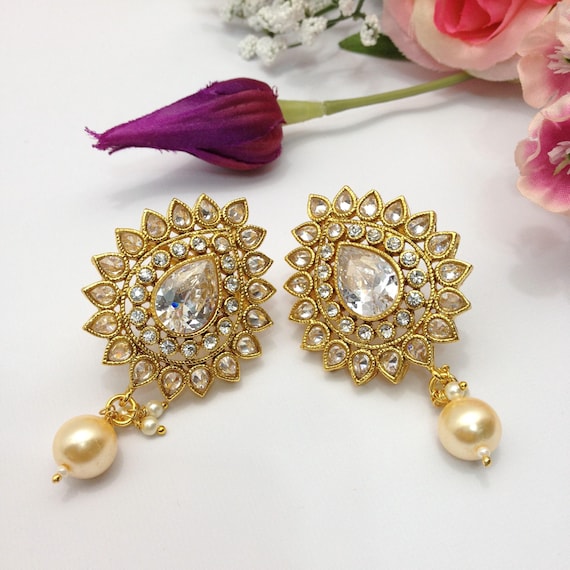 Artificial on sale tops earrings