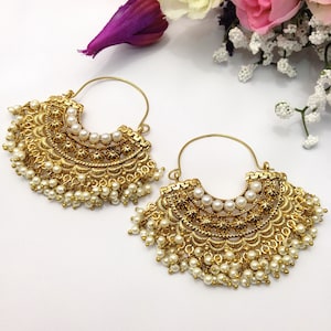 Handmade Party Wear Bali Earrings Indian jewelry Pakistani Bollywood Bali Earrings indian jewellery