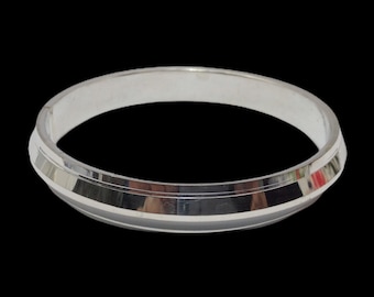Handmade 925 solid sterling Silver Sikh Khalsa Kara or Kada or Bracelet/Bangle with brilliant finish, Punjabi Kada