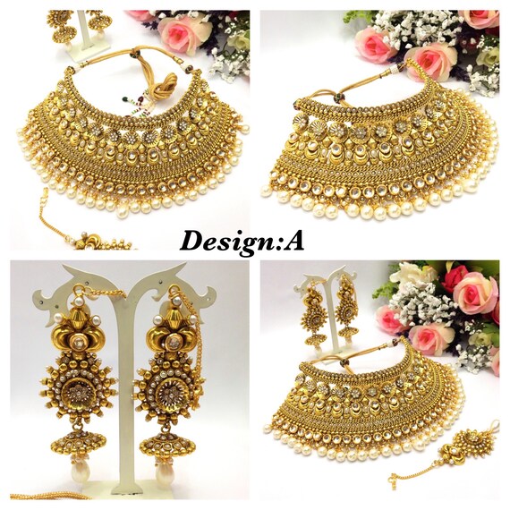 polki kundan set