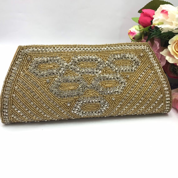 Evening Clutch Purses for Women Crystal Wedding Purse Bridal Prom Handbag  Floral Rhinestone Glitter Evening Handbag Elegant Black: Handbags:  Amazon.com