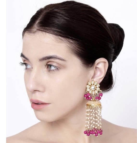 Imitation cheap jhumka earrings