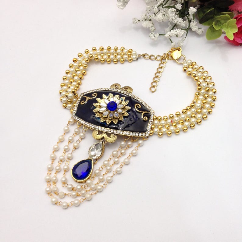 Handmade Armlet Upper Arm Bracelet Indian Jewelry Indian Etsy