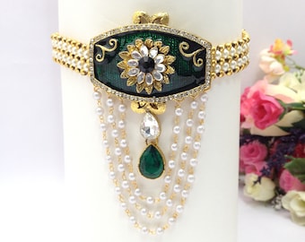 Handmade Armlet Upper Arm Bracelet Indian Jewelry Indian Jewellery Bollywood jewellery