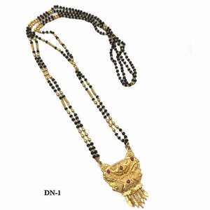 Heavy Gold Plated Mangalsutra Indian Jewelry Indian Bollywood Jewelry Indian Bridal Wedding Jewelry
