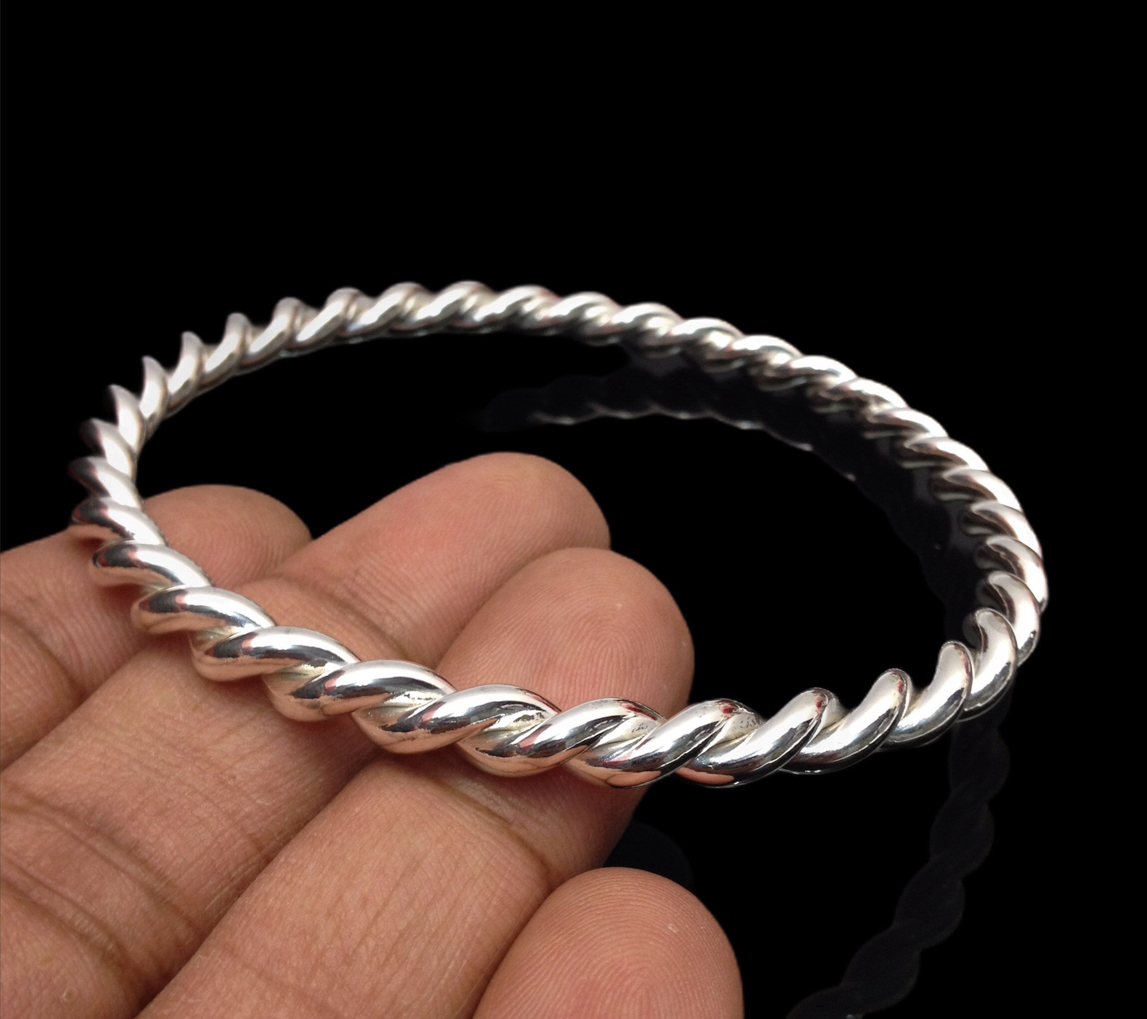 Handmade 925 Solid Sterling Silver Sikh Khalsa Kara or Kada or