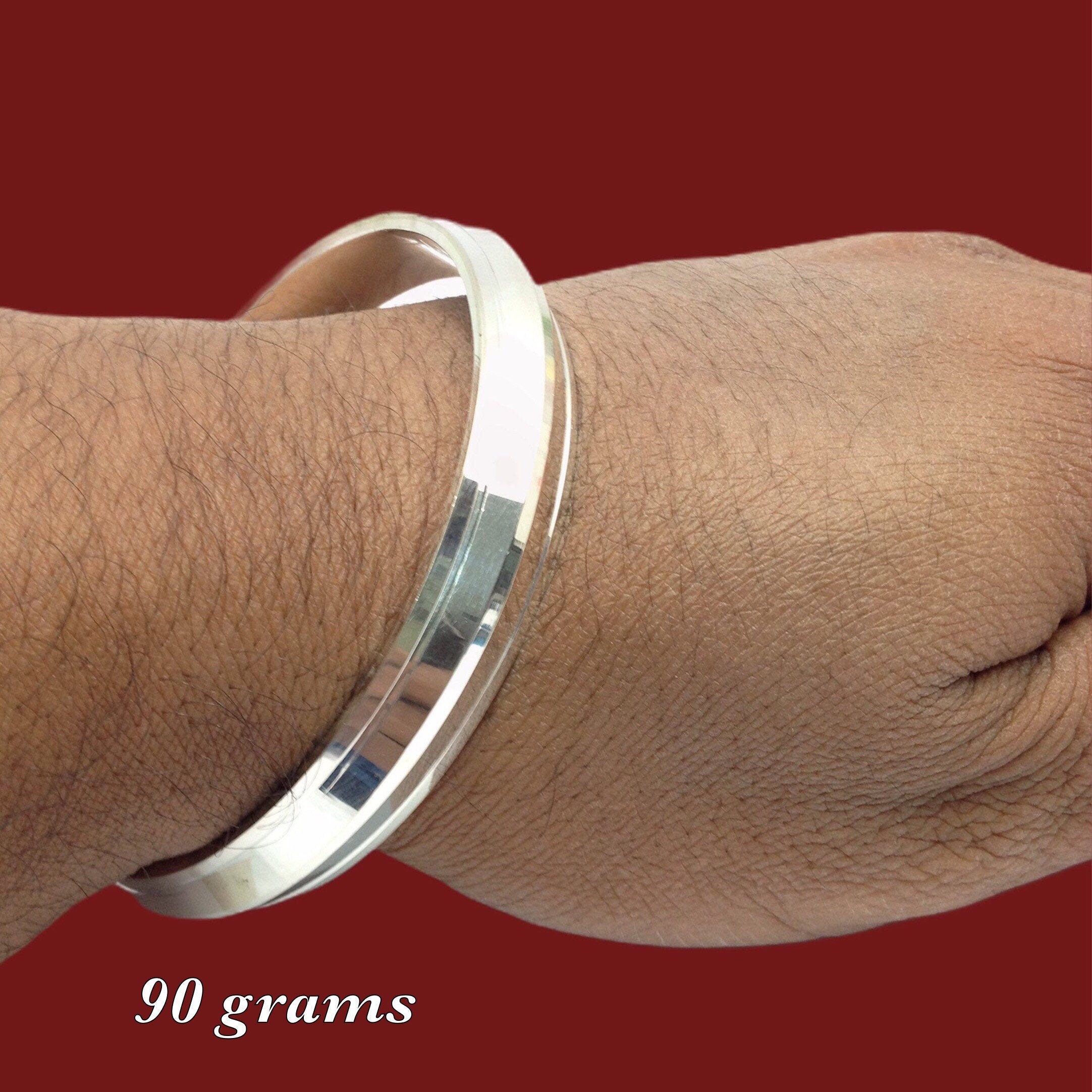 Dumbbell Bracelet silver 50 grams | sports-jewelry