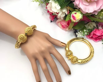 22k Gold Plated Openable Bangles/Kangan/kare/Bridal Indian Jewelry Wedding Jewellery