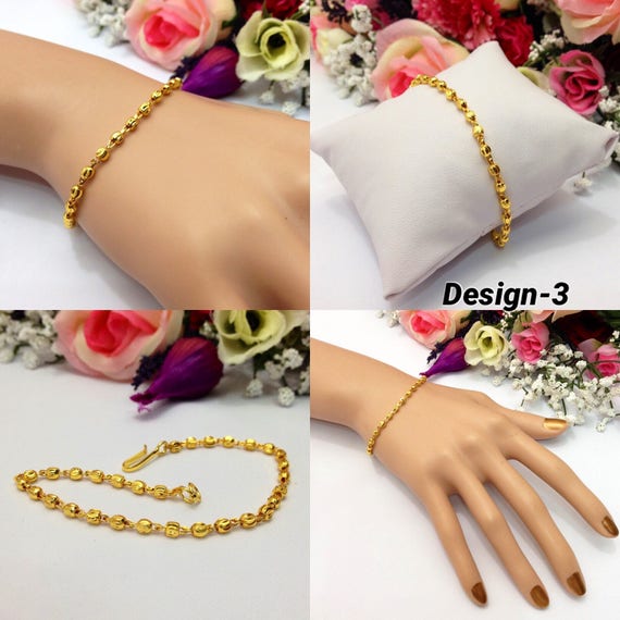 Gorgeous Link 22k Gold Bracelet – Andaaz Jewelers