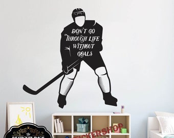 Wall Stickers Murals Hockey Dont Go Through Life Without