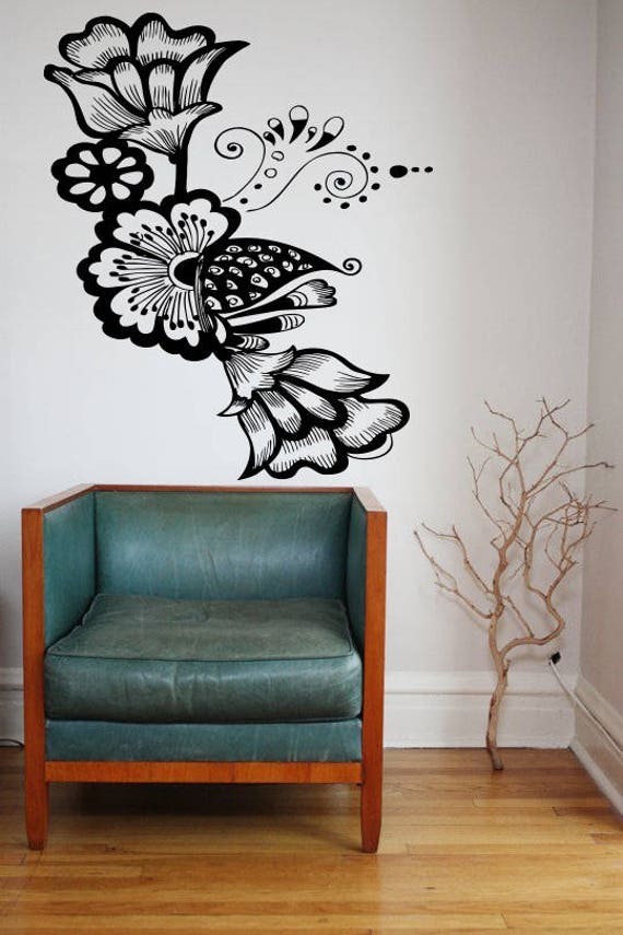 Wall Decal Sticker Bedroom birds girls boys kids teenager room 009d