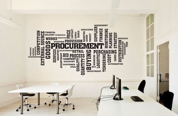 Buro Beschaffung Wand Aufkleber Idee Teamwork Business Worker Etsy