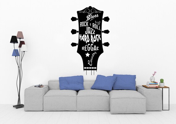 Instrument Music Wall Stickers Rooms Wall Decals Living Room Home Decor Vinyl Stickers Muraux Home Decoration Art 1020re