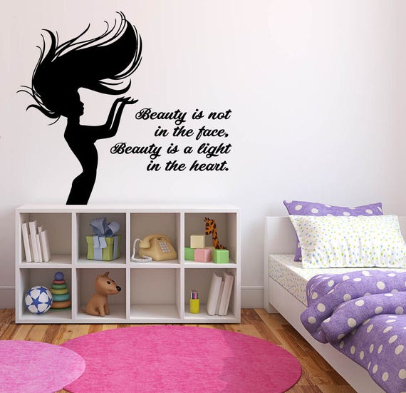 Custom Wall Window Decal Stickers Beauty Hair Salon Name Hours Etsy