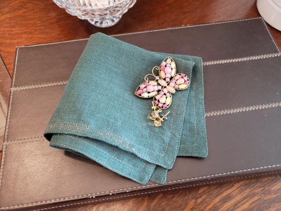 Detroit Hanks, Handmade Linen Handkerchief