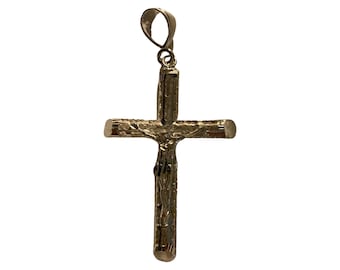 Jesus Cross Crucifix Sterling silver pendant