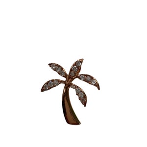 Palm Tree Rose Gold Pendant