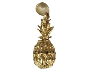 14 K gold Pineapple Hawaii small Pendant