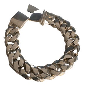Sterling silver  CUBAN LINK BRACELET