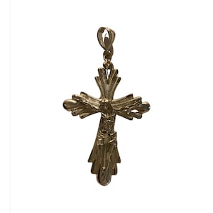 Crucifix Sterling Silver 925 Jesus cross  pendant