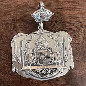 Coat of Arms Hawaii Sterling silver L Pendant