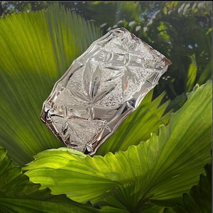 Hawaiian Bamboo Bangle Hawaii kuuipo silver tone  Bracelet 32mm