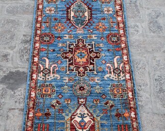 Size;- 2 X 8.10 Feet Mushkwani Rug Any Room D\u00e9cor Rug Afghan Vintage Traditional D\u00e9cor Runner Wool Rug Tropical Rug.