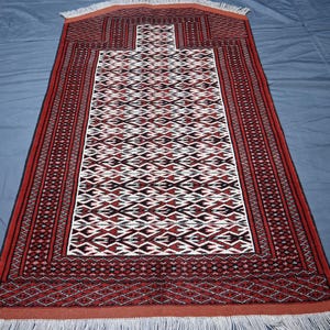 3x5 Turkish Vintage Rug, Geometric Antique Rug, Authentic Handmade Wool Rug, Anatolian Rug, Oriental Rug, Oushak Rug, Bedroom Rug, 3x5 Rug