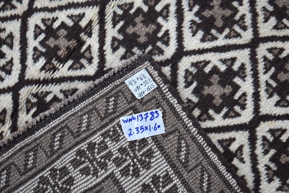 5x8 Hand Knotted Baluch Taimani Rug/ Vintage Afghan Oriental