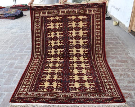 今だけ¥69800!】L157 トライバルラグ アフガンラグ ヴィンテージラグ